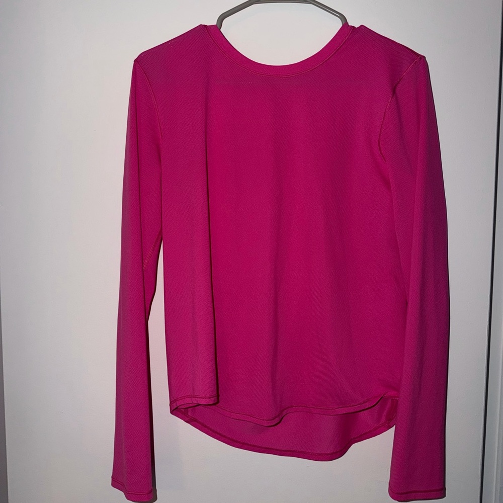 lululemon athletica Sonic Pink Long Sleeve Top
